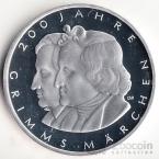 Германия 10 евро 2012 Братья Гримм