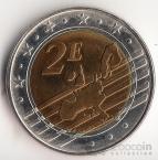 Мальта жетон 2 евро 2008