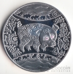 Украина 5 гривен 2007 Восточный календарь - Год Свиньи