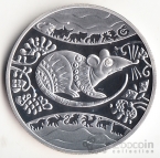 Украина 5 гривен 2008 Восточный календарь - Год Крысы