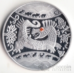 Украина 5 гривен 2012 Восточный календарь - Год Дракона