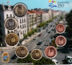 Испания набор 8 монет евро 2005 (блистер)