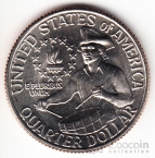 США 25 центов 1976 Барабанщик D
