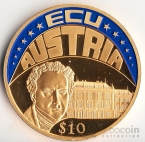 Либерия 10 долларов 2004 Страны Европы - Австрия