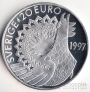 Швеция 20 евро 1997 Александр Рослин