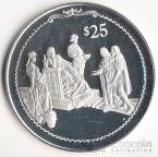 Брит. Виргинские острова 25 долларов 1992 Открытие Америки №14