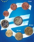 Бельгия набор 8 монет евро 2008-2011 (блистер)