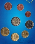 Бельгия набор 8 монет евро 2008-2011 (блистер)