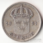 Швеция 50 оре 1931