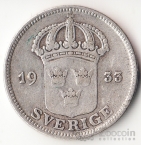 Швеция 50 оре 1933