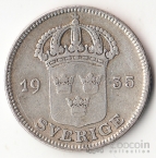 Швеция 50 оре 1935