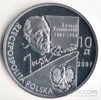 Польша 10 злотых 2007 Конрад Коженовский