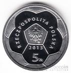 Польша 5 злотых 2013 Польские футбольные клубы - ФК Варта Познань