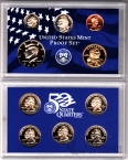 США набор 10 монет 2001 S (Proof)