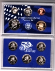 США набор 10 монет 2002 S (Proof)