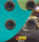 Великобритания набор 4 монеты 2002 Олимпийские игры