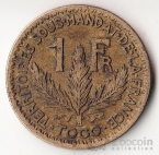 Того - Французское Того 1 франк 1925