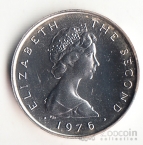 Остров Мэн 1/2 пенни 1976 (серебро)