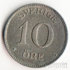 Швеция 10 оре 1929