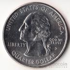 США 25 центов 2001 Штаты США - Kentucky (цветная)