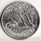 США - Гавайи - Остров Мауи 1 доллар 2007