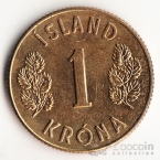 Исландия 1 крона 1970-1975