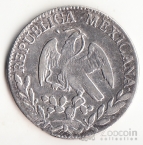 Мексика 2 реала 1849