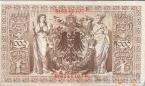 Германия 1000 марок 1910 Красный номер