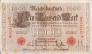 Германия 1000 марок 1910 Красный номер