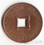 Французский Индокитай 1 сапек 1900