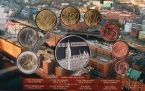 Германия набор 8 монет евро 2003 С жетоном Гамбург (блистер)