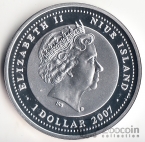 Ниуэ 1 доллар 2008 Год Крысы №4