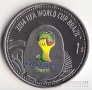 Брит. Виргинские острова 1 доллар 2014 Чемпионат по футболу в Бразилии