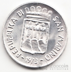 Сан-Марино 500 лир 1973