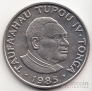 Тонга 50 сенити 1985 100 лет автомобилю №1
