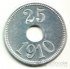 Гренландия 25 оре 1910