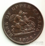 Канада 1/2 пенни 1854