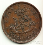 Канада 1 пенни 1857
