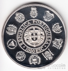 Португалия 1000 эскудо 1994 Волки (Proof)