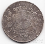 Италия 5 лир 1869