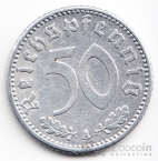 Германия 50 пфеннигов 1940 A