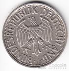 ФРГ 1 марка 1954 J