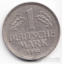 ФРГ 1 марка 1954 J