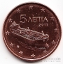 Греция 5 евроцентов 2011
