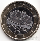 Андорра 1 евро 2014