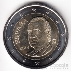 Испания 2 евро 2014 Последний год чекана