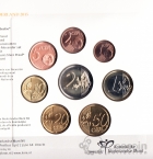 Нидерланды набор 8 монет евро 2015 №2 (блистер)