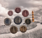 Нидерланды набор 8 монет евро 2015 №2 (блистер)