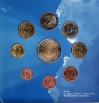 Финляндия набор 8 монет евро 2007 с жетоном Suomi (блистер)