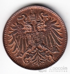 Австрия 2 геллера 1893